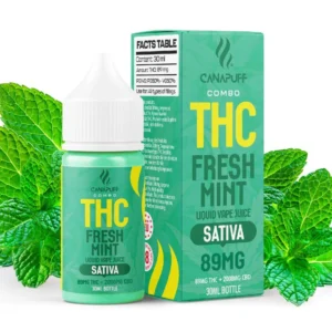 THC Liquid 89 mg 2000 mg CBD Fresh Mint 30 ml Kaufen