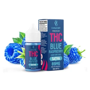 THC Liquid Blaue Himbeere 89 mg 30 ml